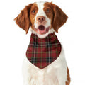 Xmas Scottish Tartan Pattern Print Dog Bandana