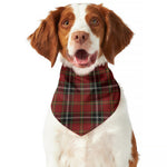 Xmas Scottish Tartan Pattern Print Dog Bandana