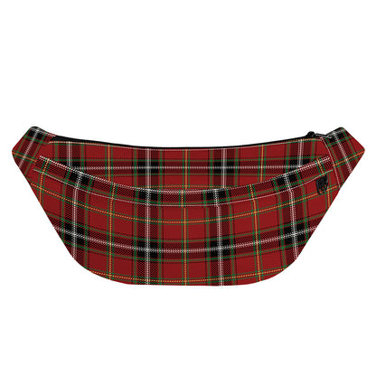 Xmas Scottish Tartan Pattern Print Fanny Pack