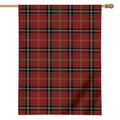 Xmas Scottish Tartan Pattern Print House Flag