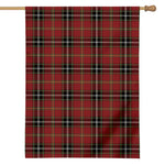 Xmas Scottish Tartan Pattern Print House Flag