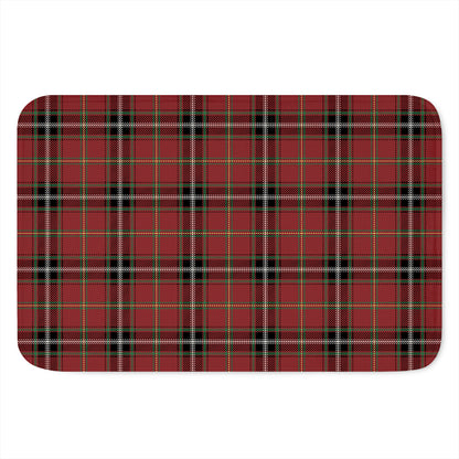 Xmas Scottish Tartan Pattern Print Indoor Door Mat