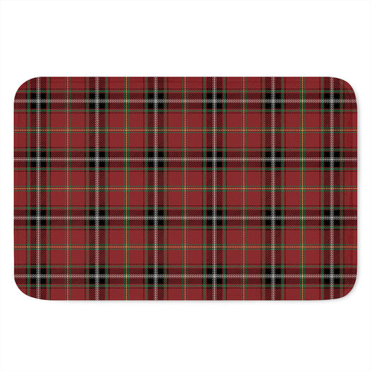 Xmas Scottish Tartan Pattern Print Indoor Door Mat