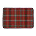 Xmas Scottish Tartan Pattern Print Kitchen Mat