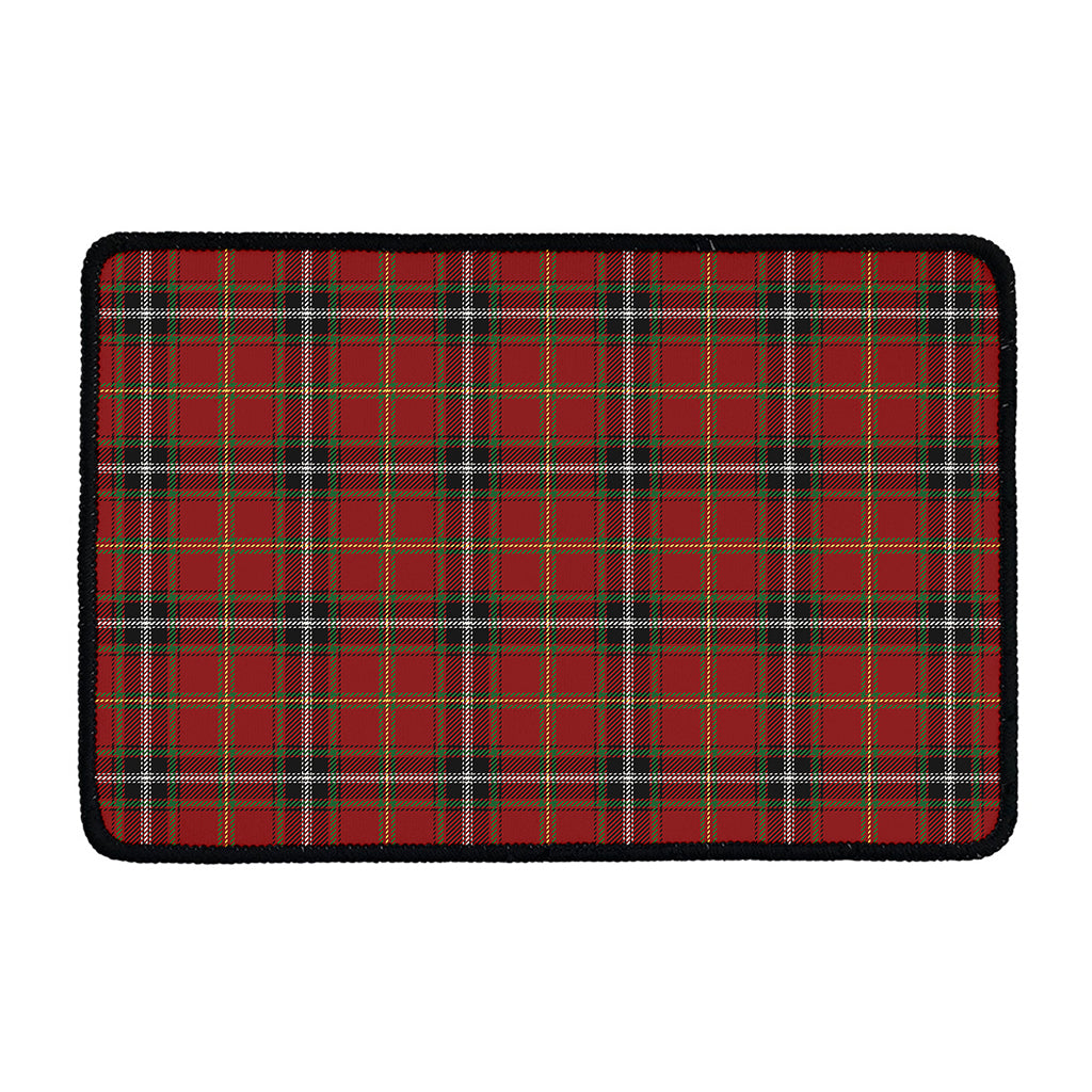 Xmas Scottish Tartan Pattern Print Kitchen Mat