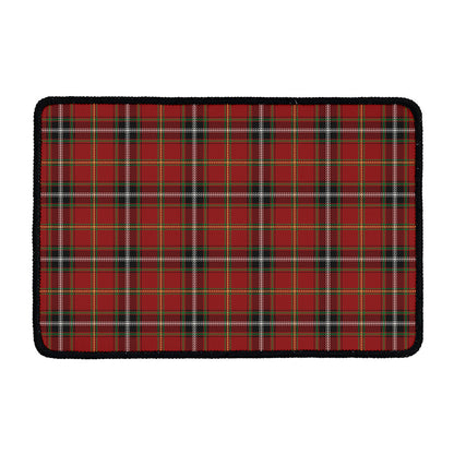 Xmas Scottish Tartan Pattern Print Kitchen Mat