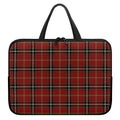 Xmas Scottish Tartan Pattern Print Laptop Sleeve With Handle