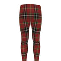 Xmas Scottish Tartan Pattern Print Men's Leggings