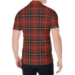 Xmas Scottish Tartan Pattern Print Men's Shirt