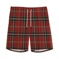 Xmas Scottish Tartan Pattern Print Men's Athletic Shorts