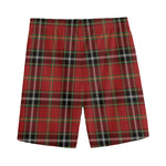 Xmas Scottish Tartan Pattern Print Men's Sports Shorts