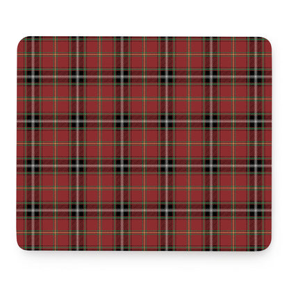 Xmas Scottish Tartan Pattern Print Mouse Pad