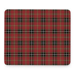 Xmas Scottish Tartan Pattern Print Mouse Pad