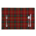 Xmas Scottish Tartan Pattern Print Placemat