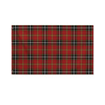 Xmas Scottish Tartan Pattern Print Polyester Flag