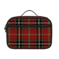 Xmas Scottish Tartan Pattern Print Portable Lunch Bag