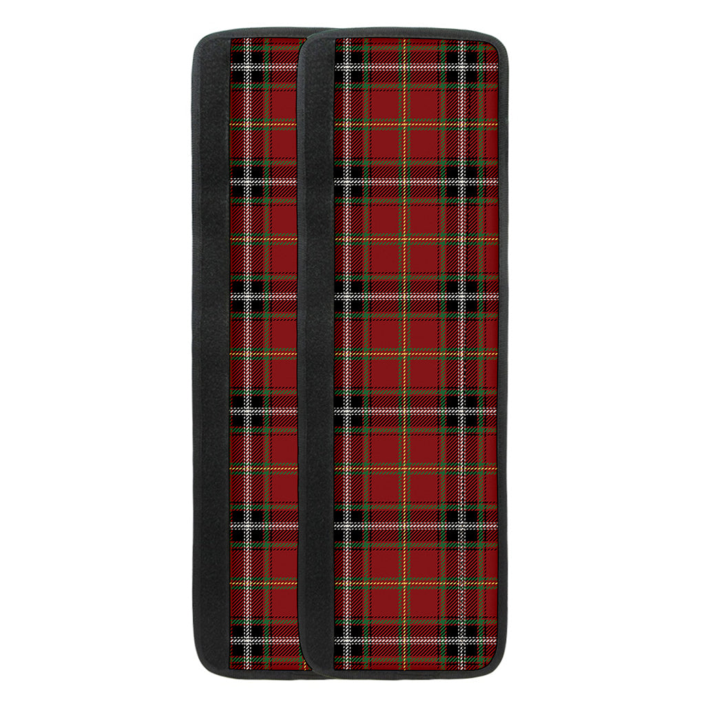 Xmas Scottish Tartan Pattern Print Refrigerator Handle Covers