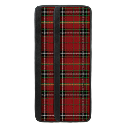 Xmas Scottish Tartan Pattern Print Refrigerator Handle Covers
