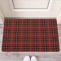 Xmas Scottish Tartan Pattern Print Rubber Doormat
