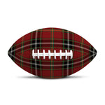 Xmas Scottish Tartan Pattern Print Rugby Ball