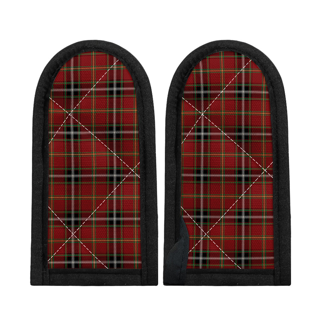 Xmas Scottish Tartan Pattern Print Skillet Handle Cover