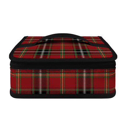 Xmas Scottish Tartan Pattern Print Small Lunch Bag