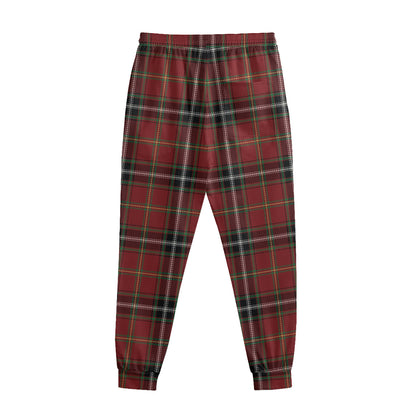 Xmas Scottish Tartan Pattern Print Sweatpants