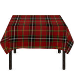 Xmas Scottish Tartan Pattern Print Tablecloth