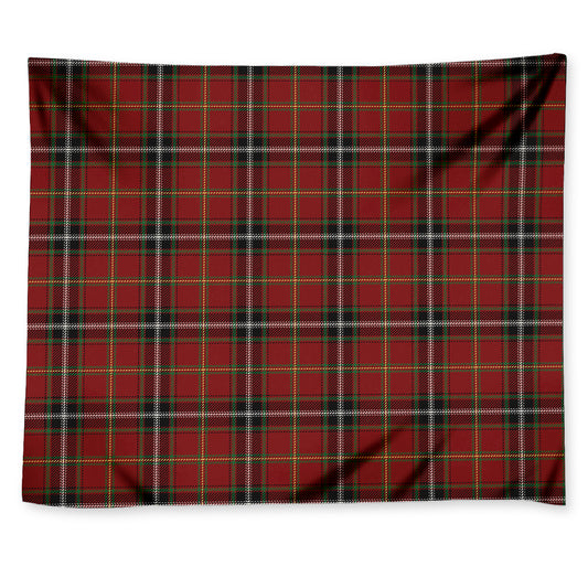 Xmas Scottish Tartan Pattern Print Tapestry
