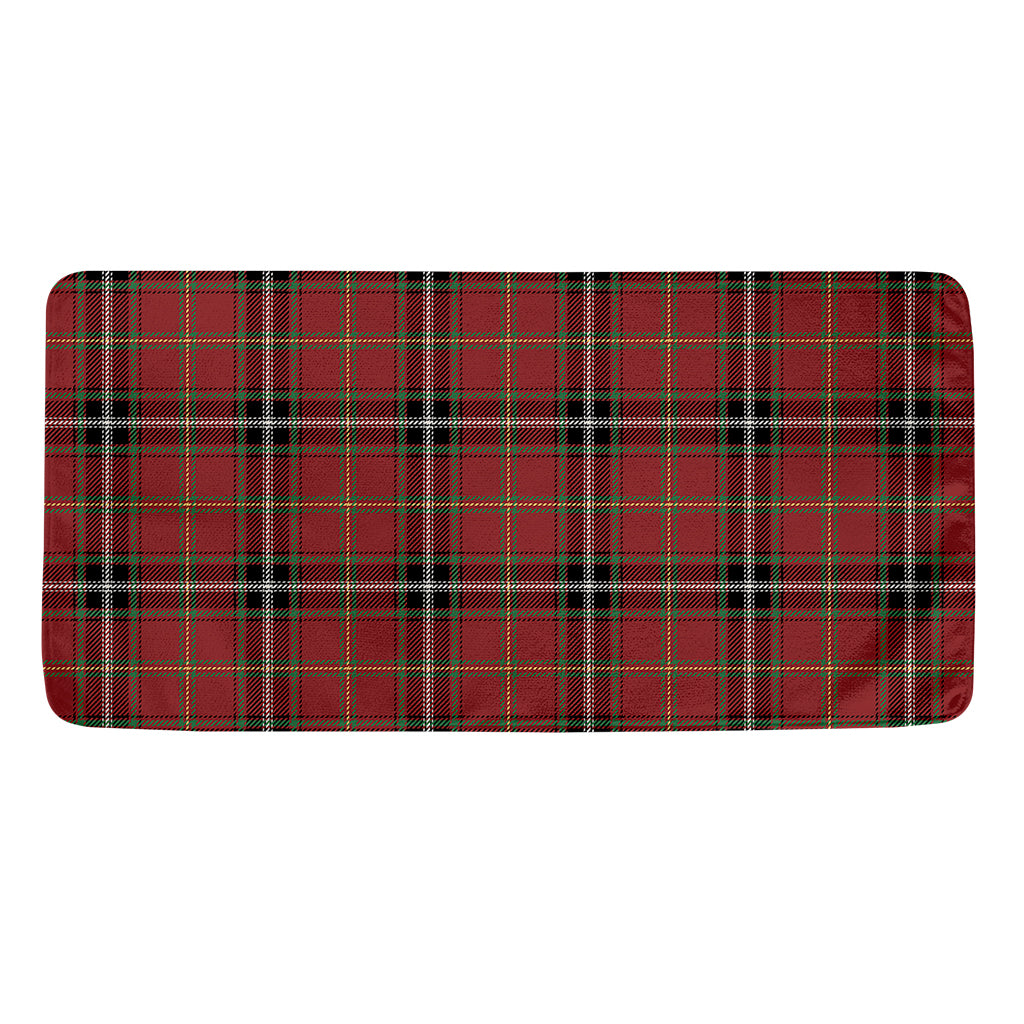 Xmas Scottish Tartan Pattern Print Towel