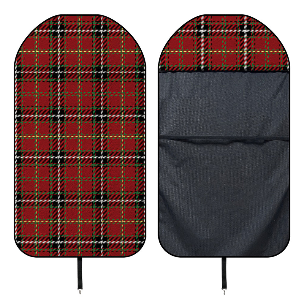 Xmas Scottish Tartan Pattern Print Waterproof Car Seat Cover