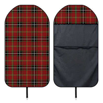 Xmas Scottish Tartan Pattern Print Waterproof Car Seat Cover