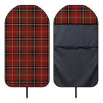 Xmas Scottish Tartan Pattern Print Waterproof Car Seat Cover