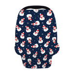 Xmas Snowman Pattern Print Baby Seat Cover