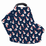 Xmas Snowman Pattern Print Baby Seat Cover