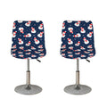 Xmas Snowman Pattern Print Bar Stool Covers