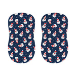 Xmas Snowman Pattern Print Bar Stool Covers