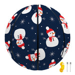 Xmas Snowman Pattern Print Basketball