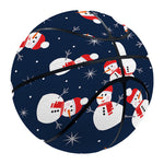 Xmas Snowman Pattern Print Basketball