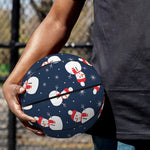 Xmas Snowman Pattern Print Basketball