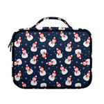 Xmas Snowman Pattern Print Briefcase Bible Bag