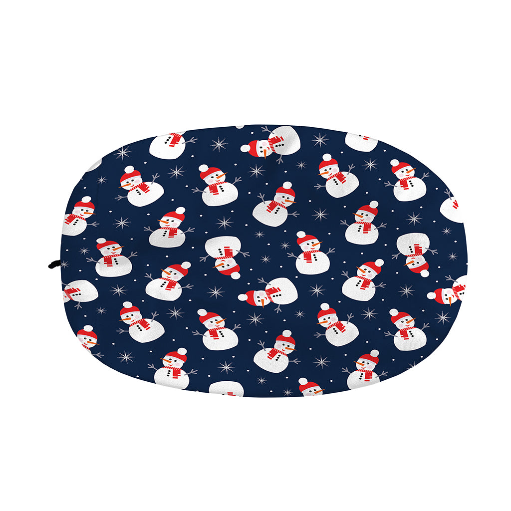 Xmas Snowman Pattern Print Car Side Mirror Covers