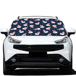 Xmas Snowman Pattern Print Car Windshield Snow Cover