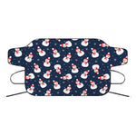 Xmas Snowman Pattern Print Car Windshield Snow Cover