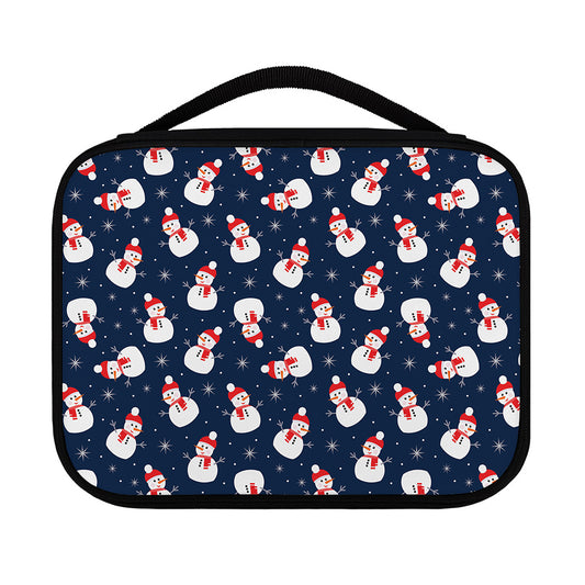Xmas Snowman Pattern Print Classic Bible Case