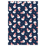 Xmas Snowman Pattern Print Curtain