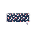 Xmas Snowman Pattern Print Extended Mouse Pad