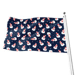 Xmas Snowman Pattern Print Flag