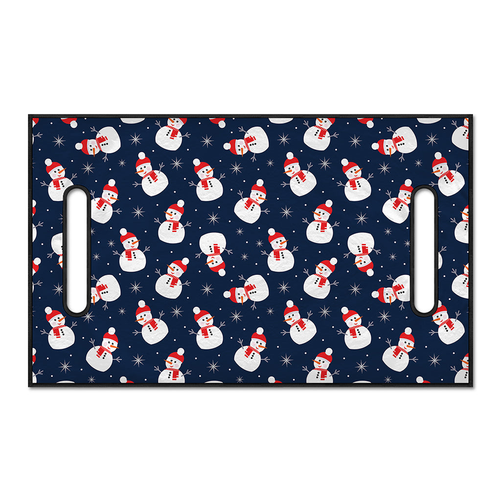 Xmas Snowman Pattern Print Golf Cart Seat Cover