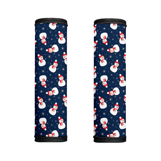 Xmas Snowman Pattern Print Handle Covers